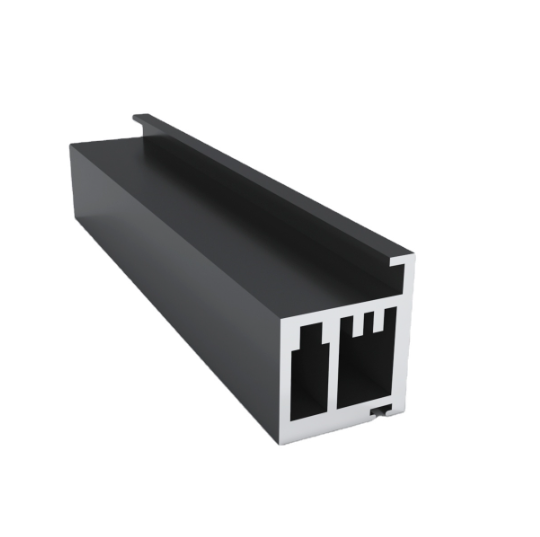 Profilo di estrusione di alluminio Struttura del telaio della costruzione del binario del tetto